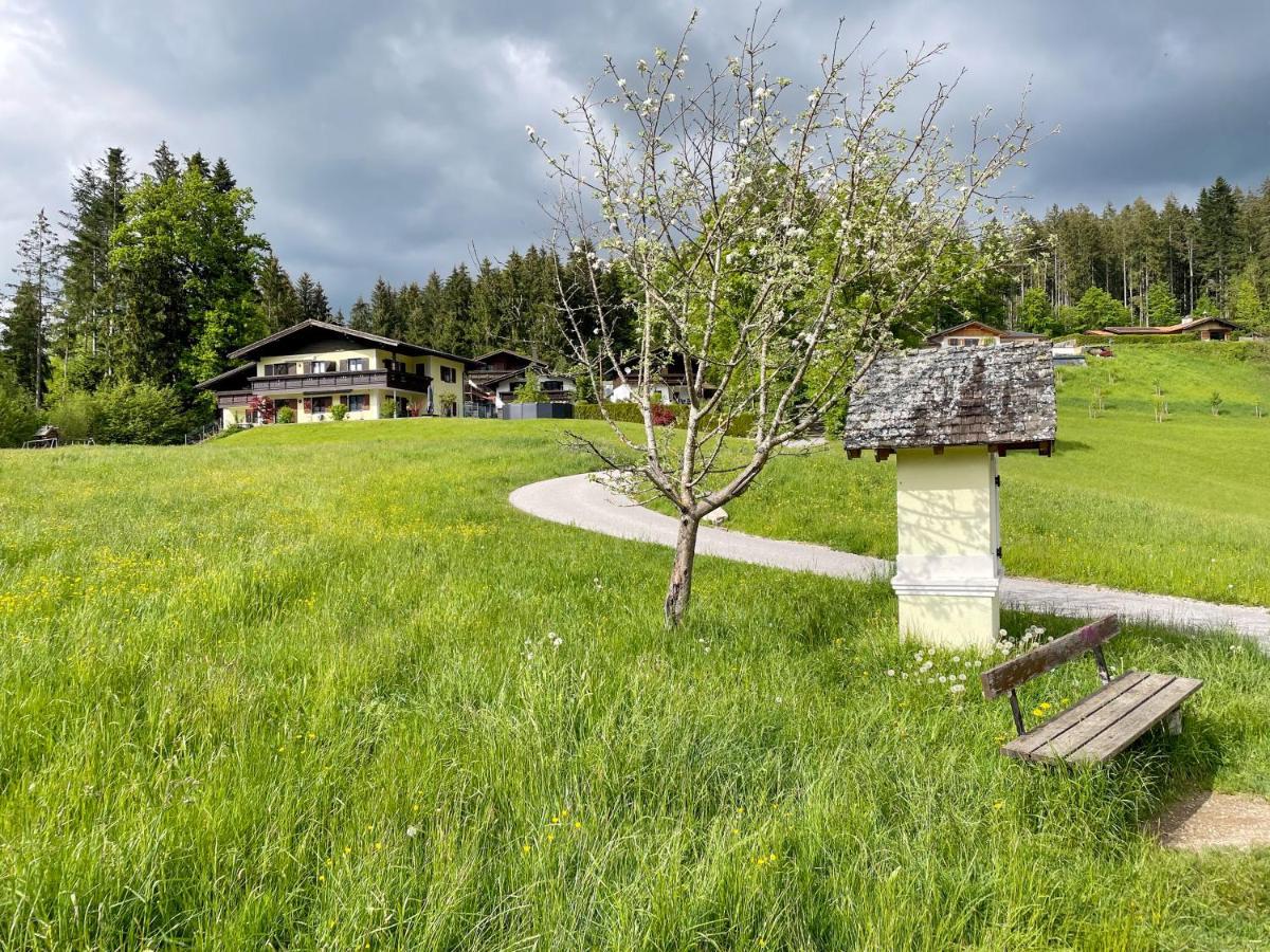 Am Randersberg - Wohnung Nr 1 Grossgmain Esterno foto